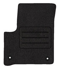 Fußmatten Velours Autoteppich passend für SKODA CITIGO ELEKTRYK fahrer schwarz