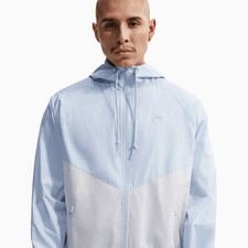 New Mens Nike Sportswear Windrunner Windbreaker Jacket Blue White