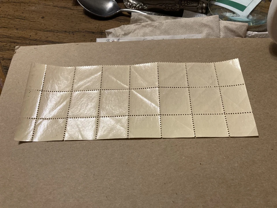 US Mint OG NH 836 Block of 12 landing of Sweeds & Fins Issue 1938-9 - Image 2 of 2