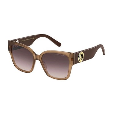 New Marc Jacobs MARC 698/S 02LF HA Shiny Transparent Brick/Brown Gradient 54-...