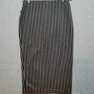 Jupe Plissée Zara à Rayures Marines – Taille S, Longueur Genoux, Style Nautique, Comme Neuve