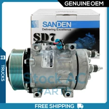 New OEM Truck Line A/C Compressor fits Ford F650 / F750 7.2L - 2004 to 2008