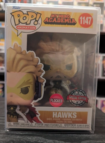 Funko Pop! My Hero Academia - Hawks Vinyl Figure Flocked Special Edition (1147)