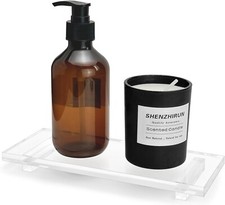 Pedestal Soap Dish Acrylic Soap Tray For Kitchen Soap Bottle Riser Stand For Kit