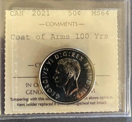 2021 Canada 50 Cents — photo from another recent sale