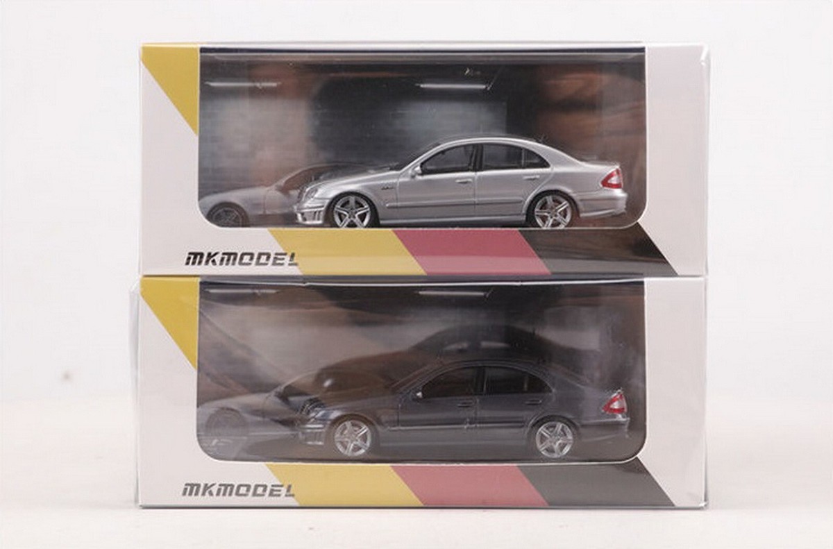MK MODEL 1/64 Scale Mercedes-Benz E63 W211 Silver Diecast