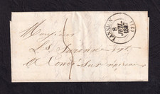 [Marcophilie] - Lannion / Rennes / Caen / Condé-sur-Noireau - 1847 - TBE