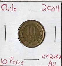 Coin Chile 10 Pesos 2004 KM228.2