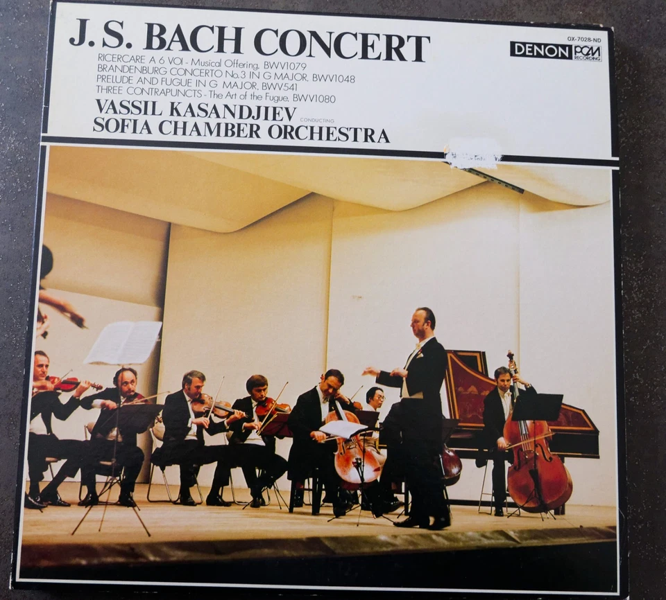 4 vinyles Denon PCM Bach Telemann Schubert Vivaldi ... - Photo 2/4