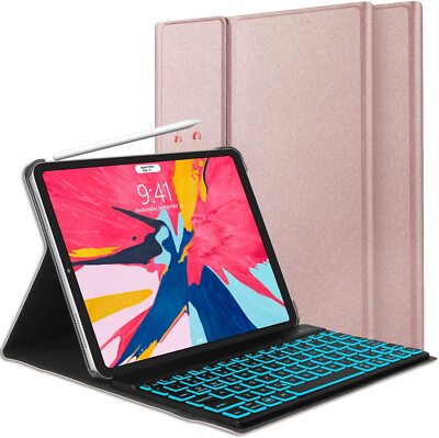 iPad Keyboard Case for iPad Pro 11 inch 2018, Protective Smart Case