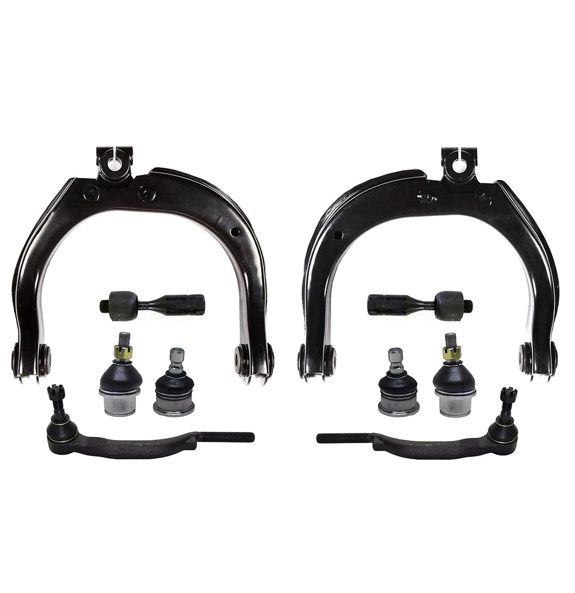Complete Front End Suspension Kit – 10 Piece Upper/Lower Ball Joints & Tie Rods For Chevy GMC Trucks