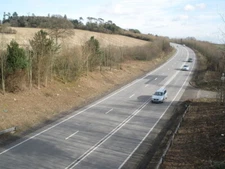 Photo 6x4 The A303, near Seavington St Mary Hurcott/ST3916  c2009