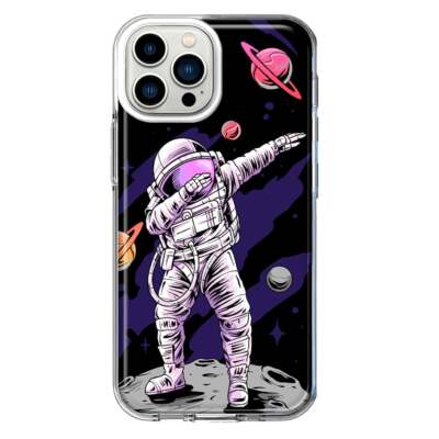 Mundaze Case for Apple iPhone 13 Pro Cover Swag Astronaut Mars Moon