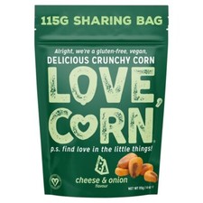 LOVE CORN Cheese & Onion Crunchy Corn 115g