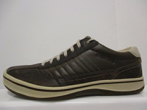 skechers piers sport mens trainers black