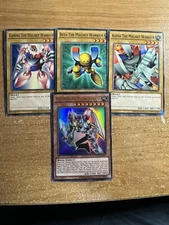 🔥 Yugioh ULTRA RARE Valkyrion The Magna Warrior + Alpha Beta Gamma Magnet YGLD
