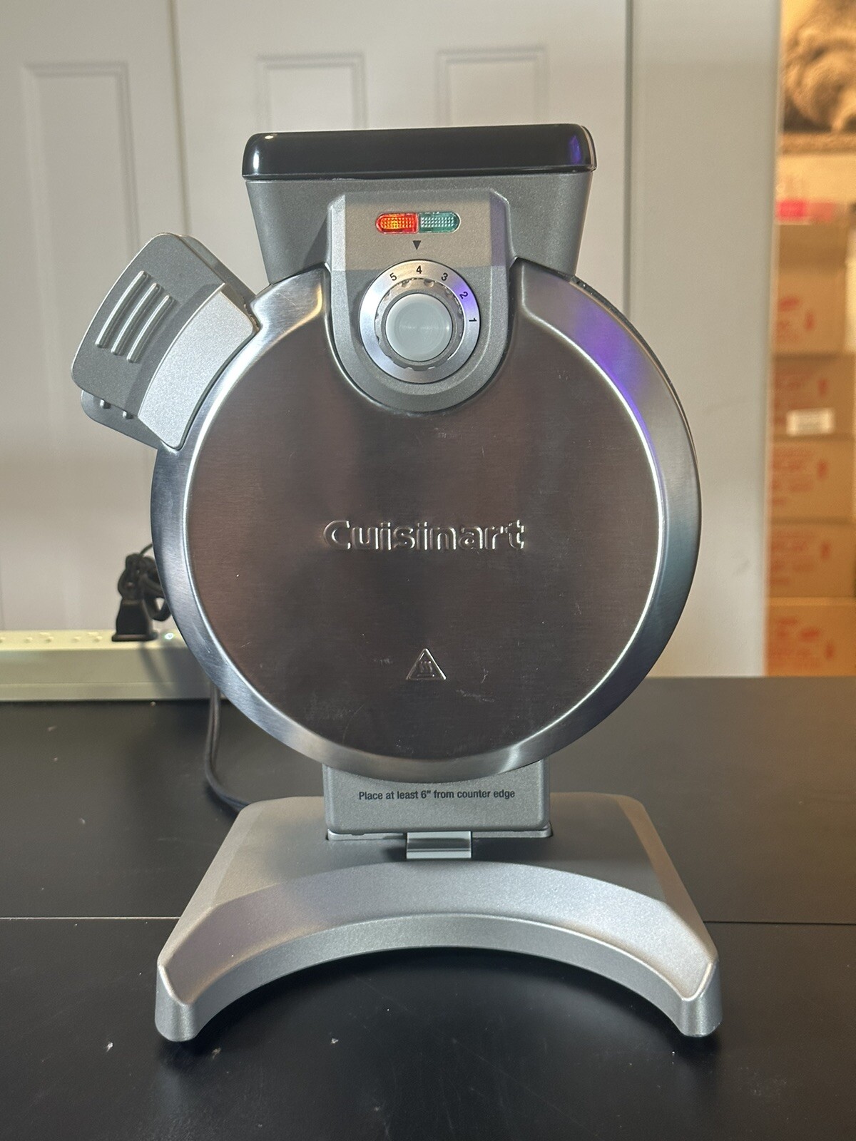 Cuisinart WAFV100 Vertical Stainless Steel Belgian Waffle Maker Silver