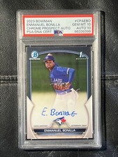 ENMANUEL BONILLA 2023 Bowman Chrome Auto PSA 10/10 DNA 1st