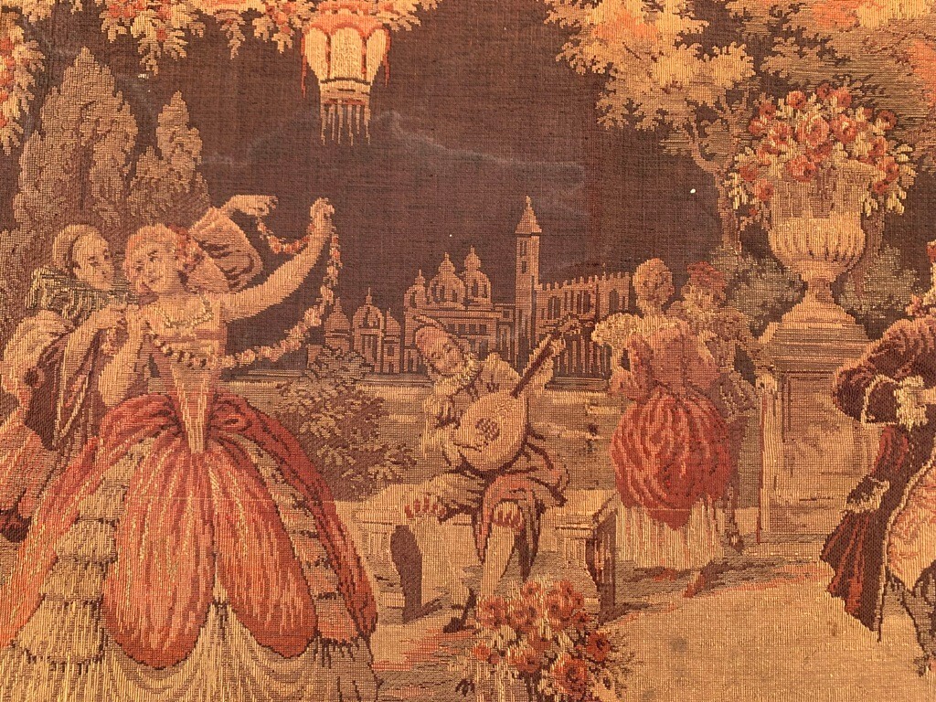 Vintage Tapestry,Stunning French Tapestry Pictorial Home Decor