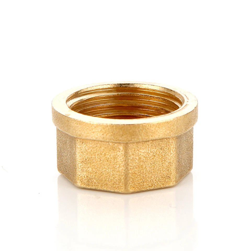 1/8" 1/4" 3/8" 1/2" 3/4" 1" BSP BRASS FEMALE BLANKING CAP STOP END CAPS - Image 3 of 3