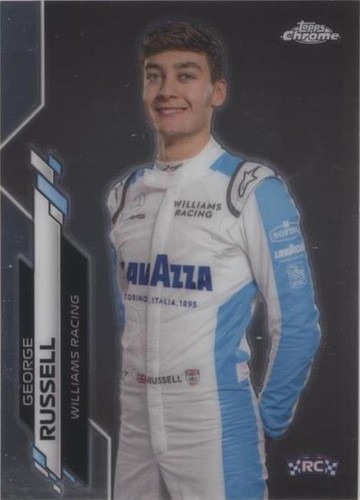 2020 Topps Chrome F1 Racing Refractor #19 George Russell RC PSA 9 