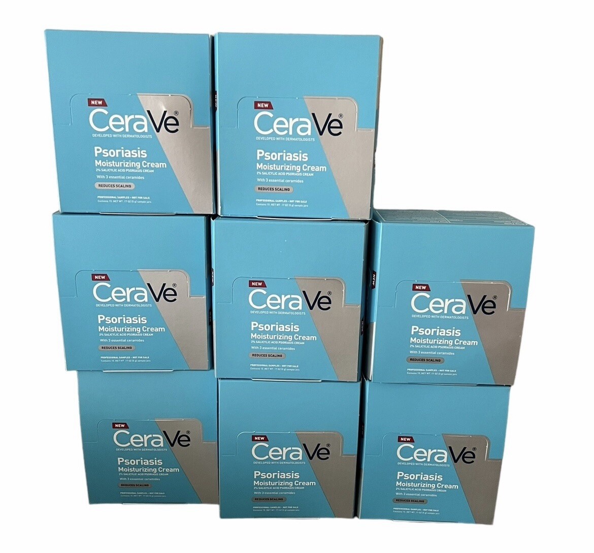 CeraVe Psoriasis Moisturizing Cream Lot of 120 Samples Exp 12/25