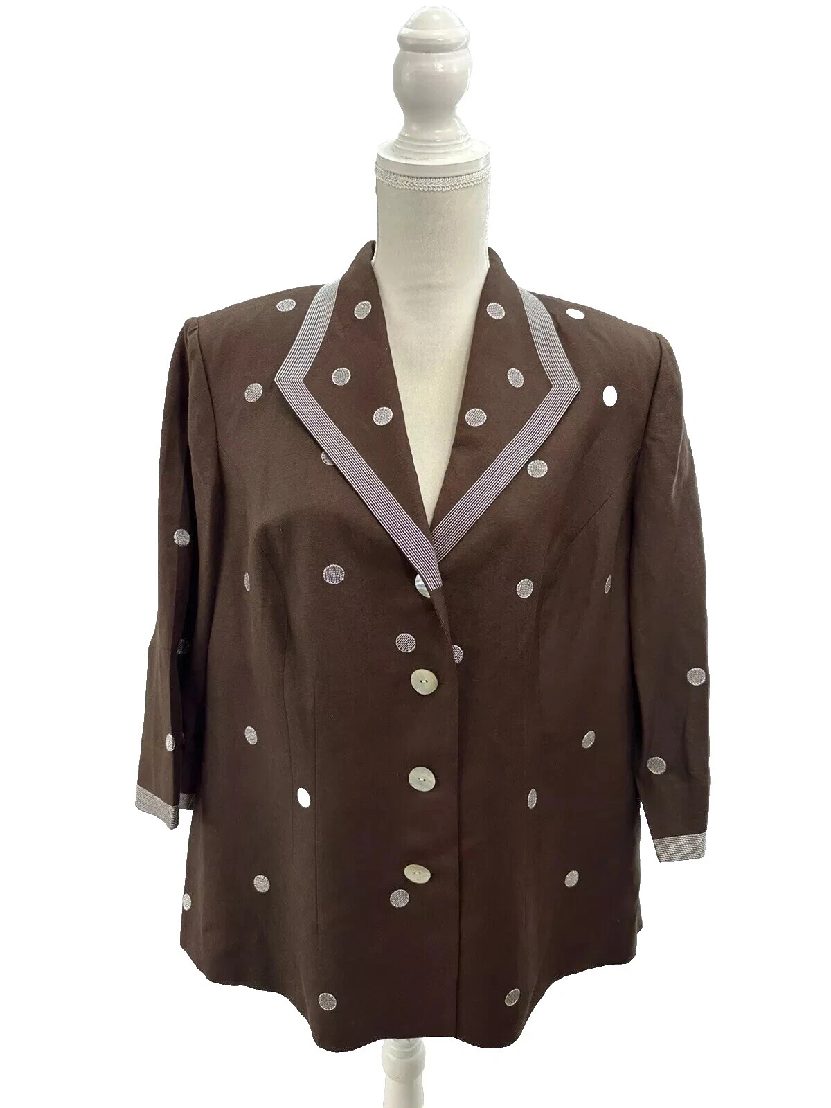 Trajes de lino Coldwater Creek Marrón & Suit Separates para Mujeres