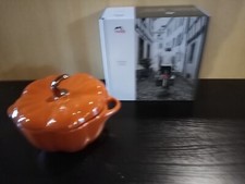 Staub Ceramique Cocotte 12cm 0,5l Zimt Keramik Kürbis