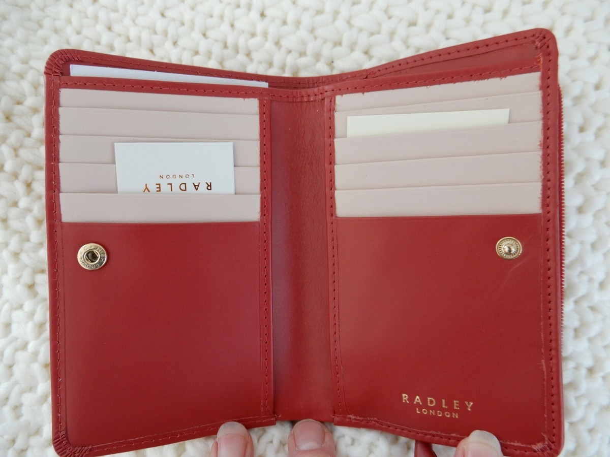 RADLEY OF LONDON IN BLOOM RED LEATHER SCOTTIE SCOTTY DOG