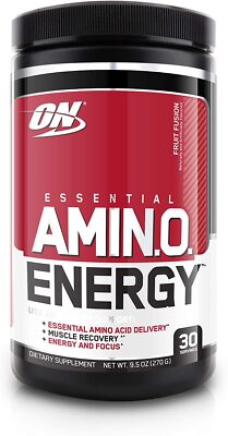 Optimum AMINO ENERGY (30 Servings) Focus, Energy & Muscle Recovery - PICK FLAVOR