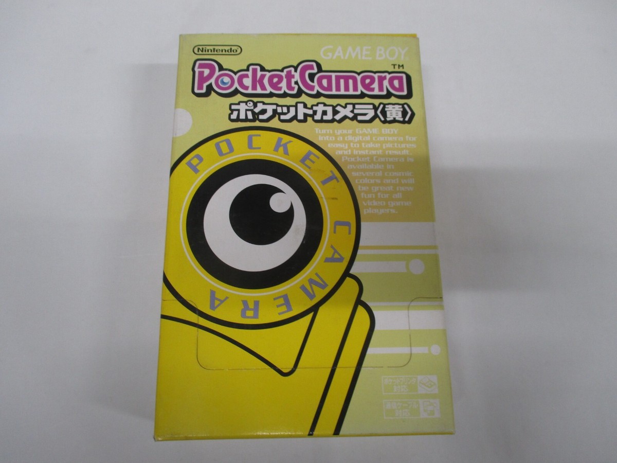 GB -- Pocket Camera Yellow -- Box. Game Boy, JAPAN Game Nintendo