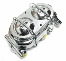 1-1/8" Bore Aluminum Chrome Master Cylinder GM Street Rod Universal Disc Disc