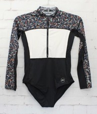 Dakine Womens HD Surfsuit Long Sleeve RashGuard Zip Swim Suit Medium Momentum