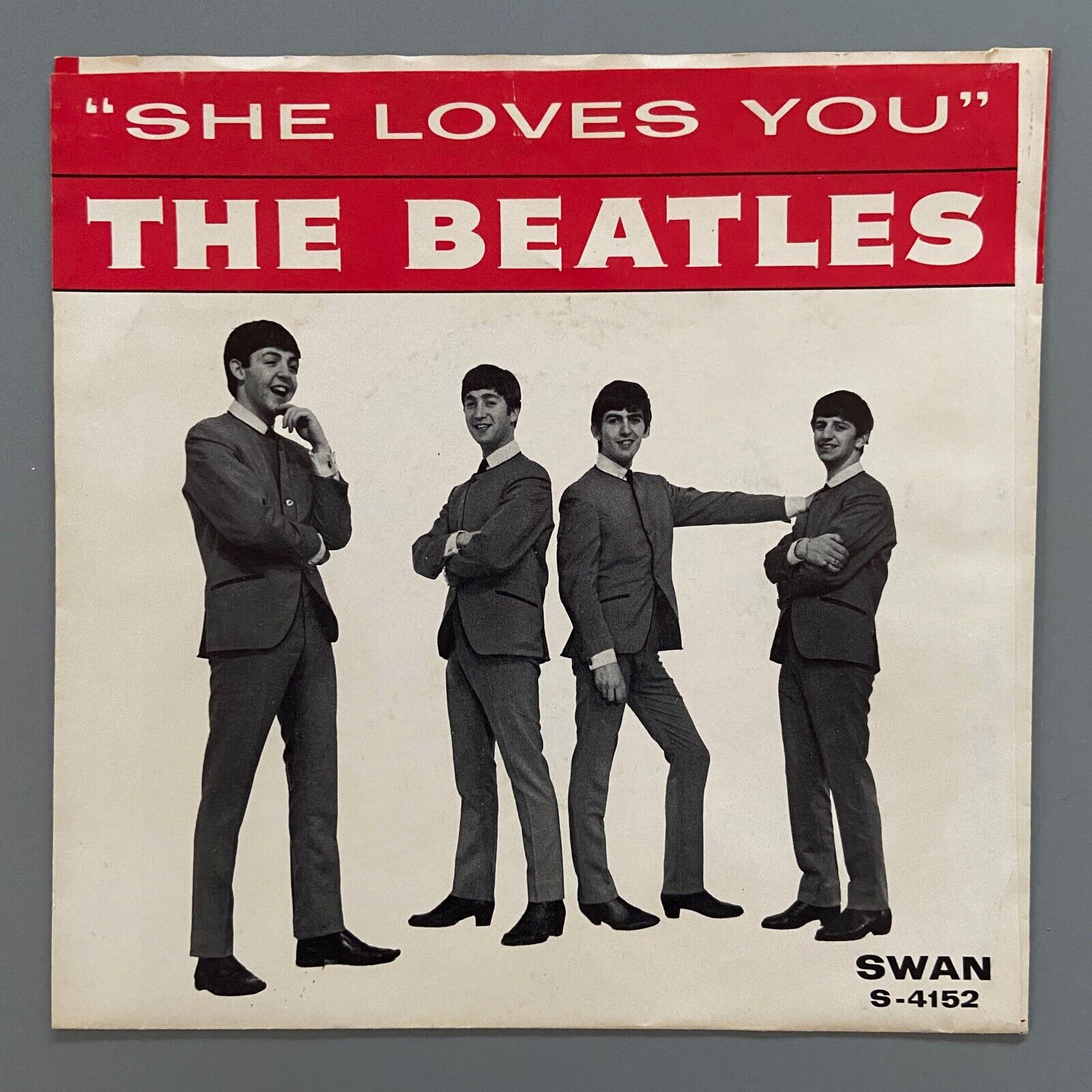 Beatles She Loves New Shipping Free Shipping You Swan Vinyl VG+ Be super welcome 1964 Sleeve Records