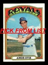 1972 Topps 2-259 EX/EX+ Pick From List All PICTURED vv9