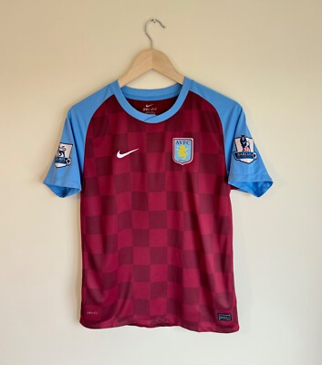 Aston Villa Darren Bent 2011/2012 Home Football Shirt Jersey Boys