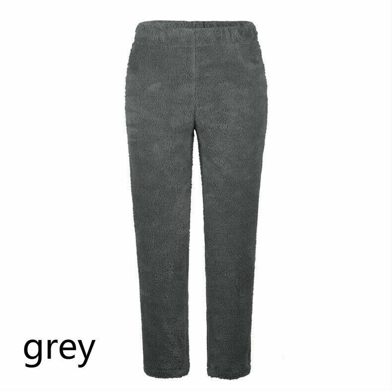 Ensembles De Pyjama Femme,Bas De Pyjama En Flanelle Polaire Pour Femme, Pantalon De Pyjama Doux Et Moelleux, Pantalon De Pyjama D'Hiver Chaud Et Épais En Peluche, Pantalon De Détente, Pantalon De