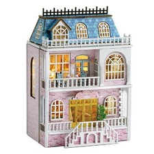 CUTEROOM DIY Miniature House Kit Wooden Craft for Adult-Romantic Castle