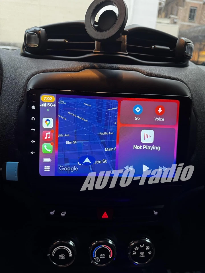 For 2015-2020 Jeep Renegade Apple Carplay Android13 Car Stereo Radio GPS Navi FM Foto 3 de 4