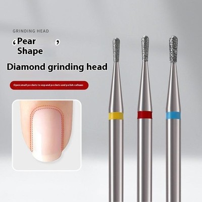 Nail Drill Bits Diamond Milling Cutter Rotary Burr Files Cuticle Manicure Tool
