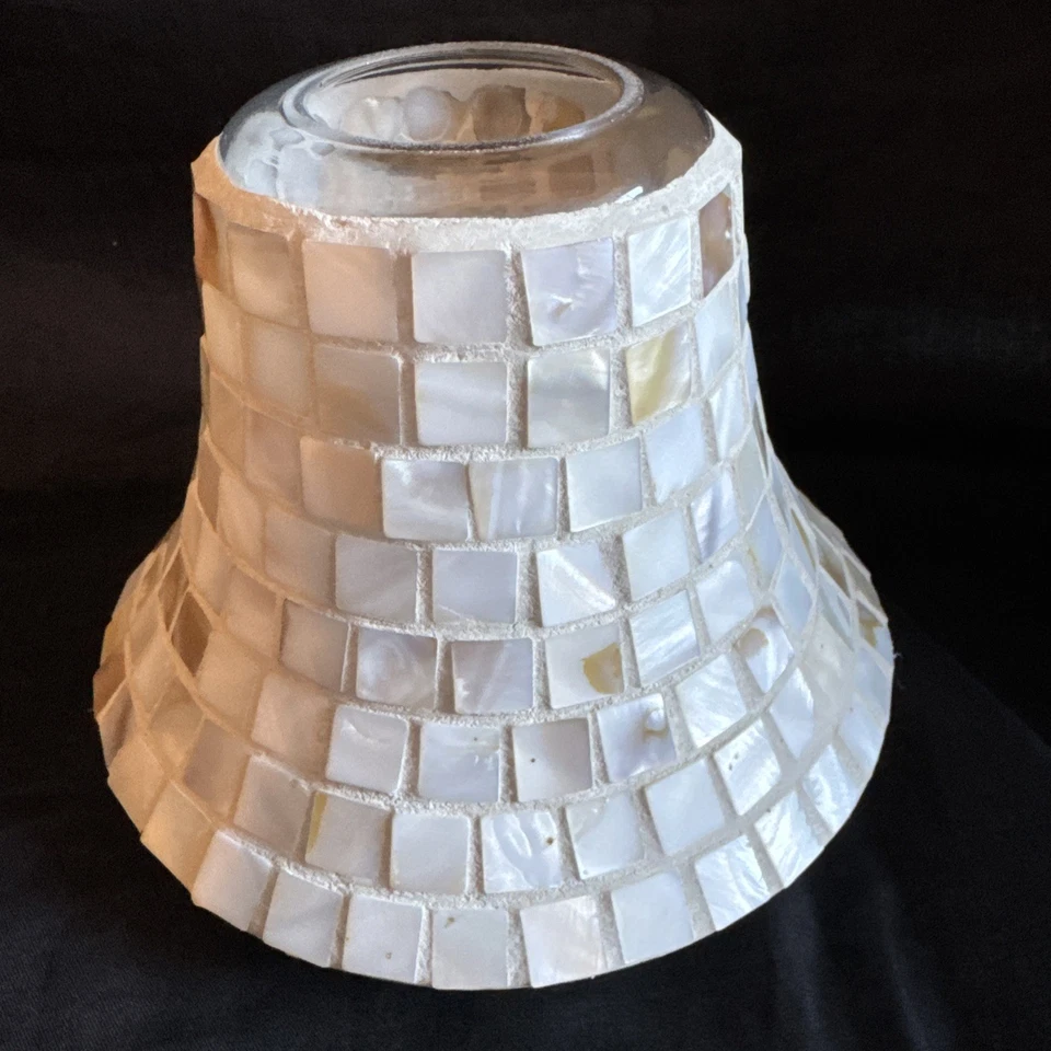 Yankee Candle большая перламутровая радужная мозаика плитка абажур - Изображение 3 из 4