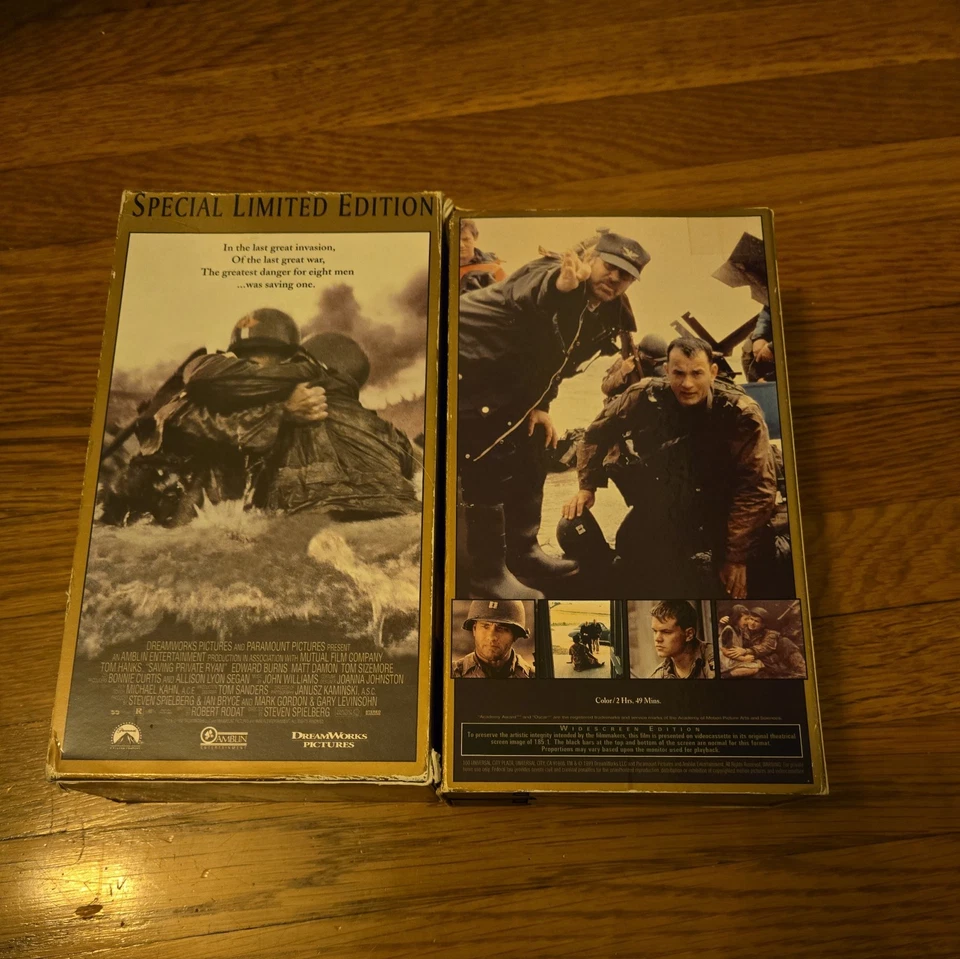 Saving Private Ryan (VHS, 2000, 2-Tape Set, Special Widescreen Limited Edition) - Image 2 of 4