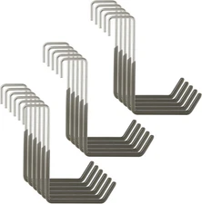 16 Pack Heavy Duty Vinyl Coated Rafter Hanger Hooks for Hanging Ladder Bike