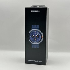 Samsung Galaxy Watch Ultra 2025 47mm Blue Titanium w/ Blue Marine LTE - NEW