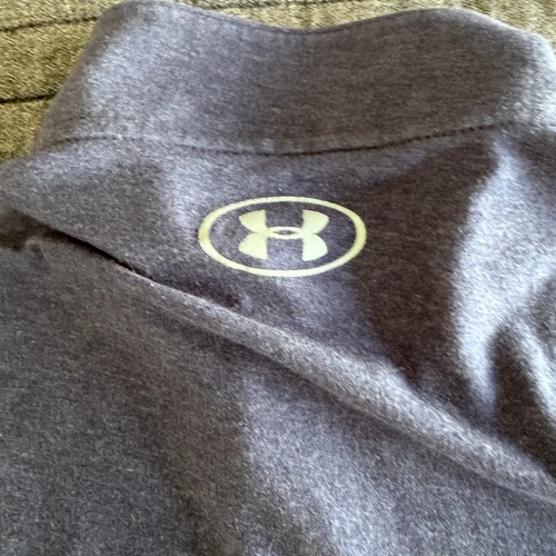 Under Armour NCAA Yale Bulldogs blau gesticktes Logo 1/4 Zip Pullover Herren XL - Bild 6 von 12