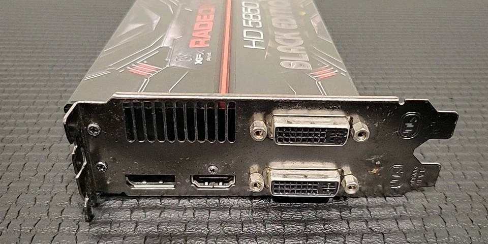 ATI Radeon HD 5850 1G Graphics Video Card BLACK EDITION - Image 2 of 2