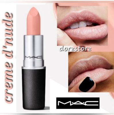 MAC MACximal Sleek Satin Lipstick *CREME D'NUDE* / .12 oz / New in