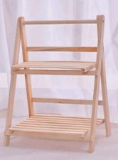 Holz-Regal/ klappbare/ selber zusammenschrauben/ 2 Etagen/ BITTE LESEN 