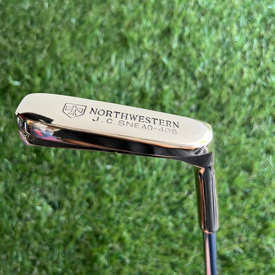 Northwestern JC Snead 408 Putter Nappa 8802 Estilo Vintage Hoja de Latón Acabada Foto 2 de 4