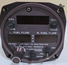 Shadin Dual Fuel Flow Indicator P/N 910532T or 750500